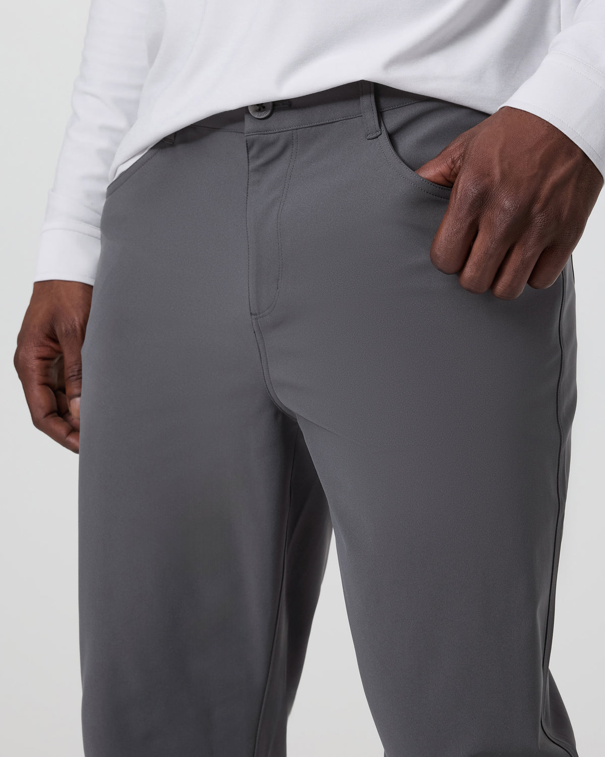 Meta Pant Classic Fit 34" Men's Charcoal 5-Pocket Pants | Vuori shop