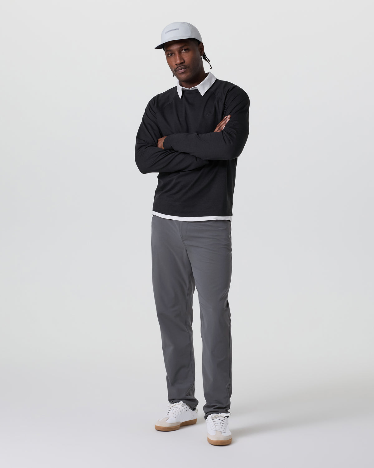 Meta Pant Classic Fit 34" Men's Charcoal 5-Pocket Pants | Vuori shop