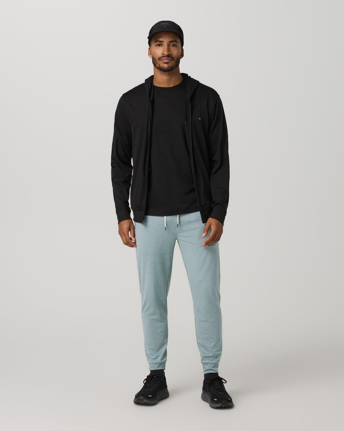 Men's Ponto Performance Jogger 28" Misty Blue Heather | Vuori sale