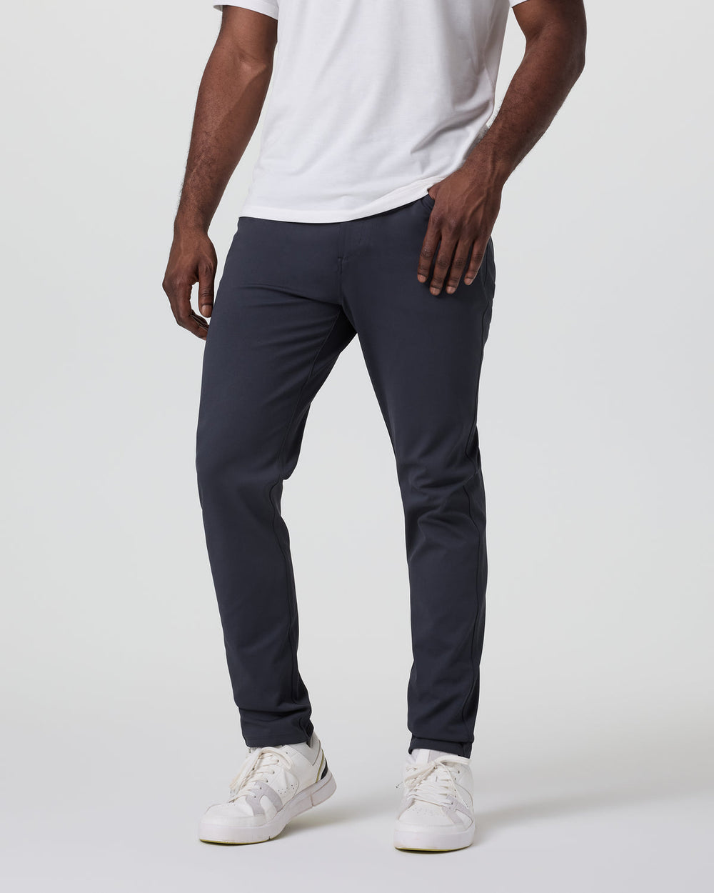 MetaTwill Pant Athletic Slim 30" Navy | Vuori shop