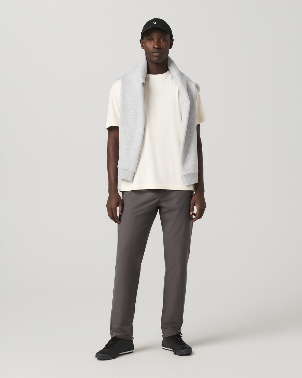 Men's Meta Elastic Waist Pant Classic Fit 32" Warm Grey | Vuori sale