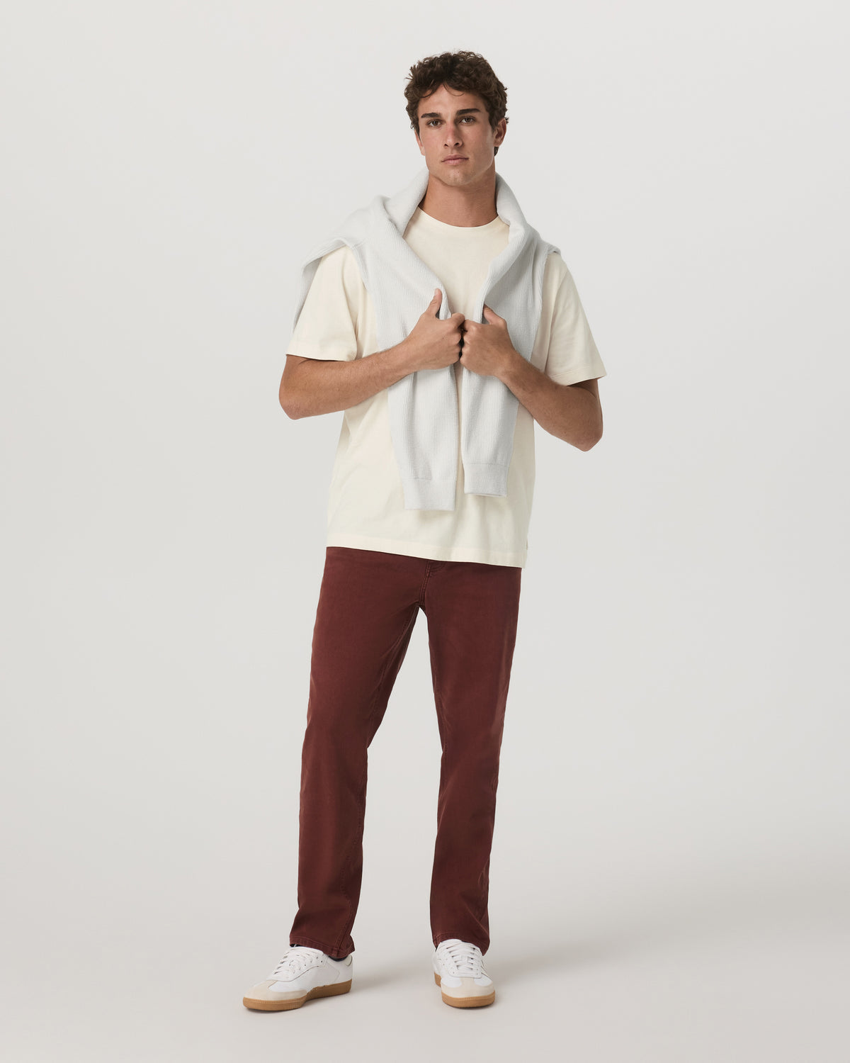 Benton Stretch Twill Pant Classic Fit 30" Burnt Sienna | Vuori outlet