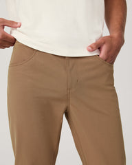 Meta Pant Athletic Slim Fit 32" Men's Pecan 5-Pocket Pant | Vuori for sale
