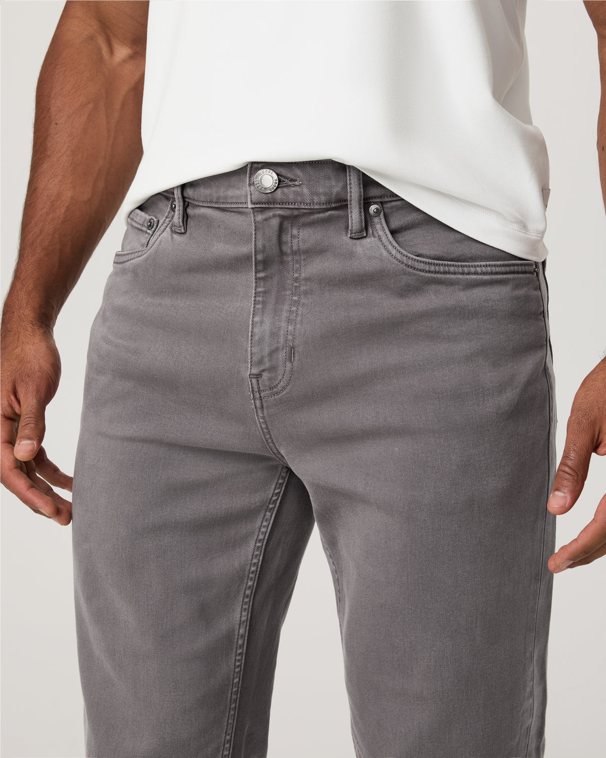 Benton Stretch Twill Pant Athletic Slim Fit 32" Cavern Grey | Vuori outlet