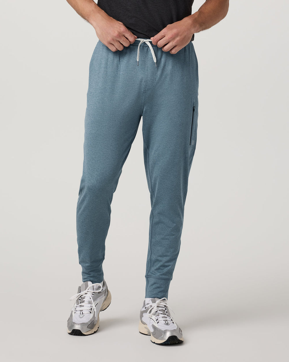 Men's Sunday Performance Jogger 28" Smoke Blue Heather | Vuori for sale