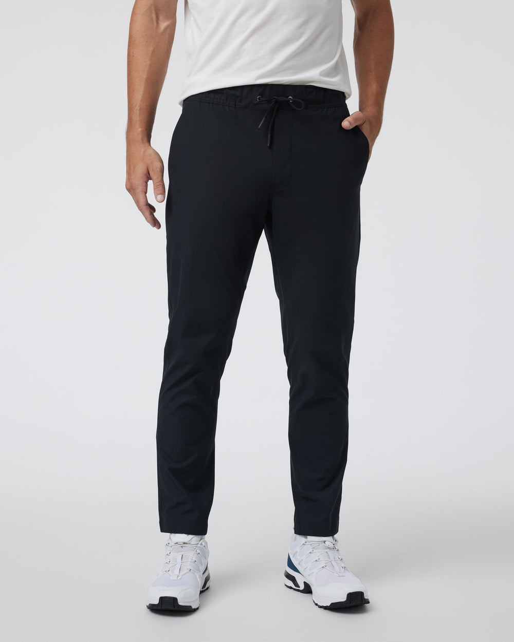 Meta Elastic Waist Pant Black 5-Pocket Stretch Pants | Vuori discount