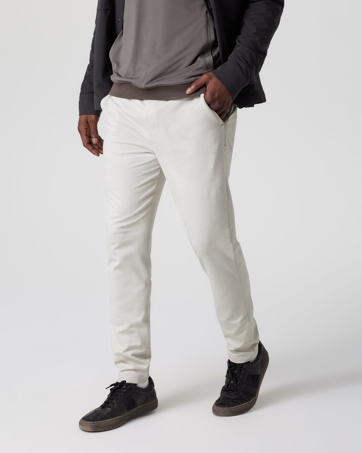 Coronado Pant Men's Salt Heather Zip Up Hoodie | Vuori shop