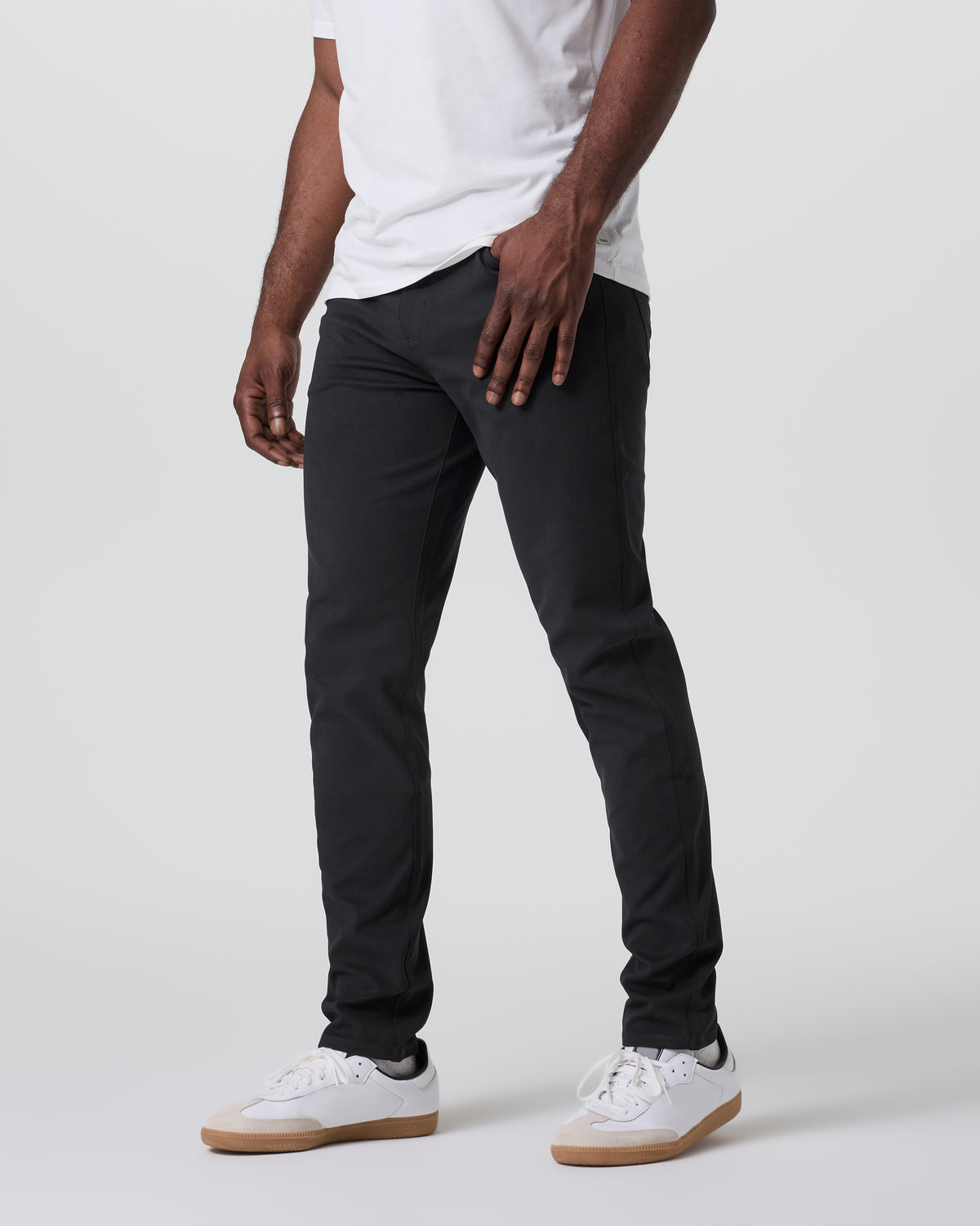 MetaTwill Pant Athletic Slim 30" Black | Vuori online