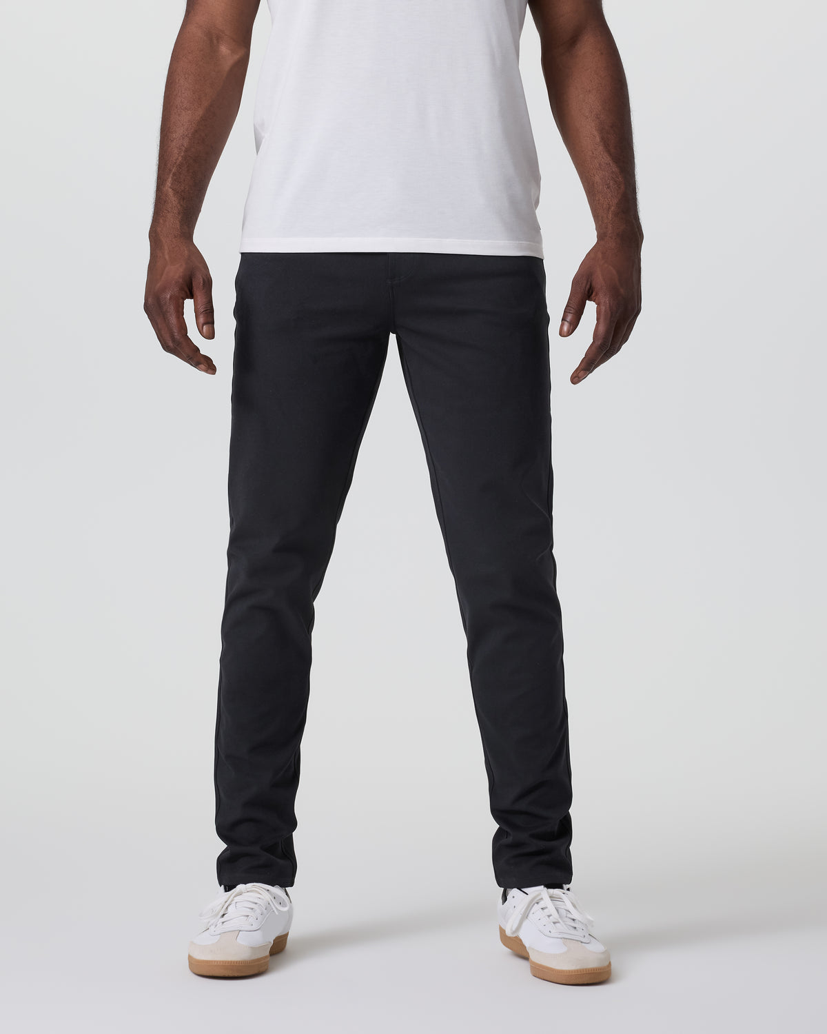 MetaTwill Pant Athletic Slim 32" Black | Vuori shop