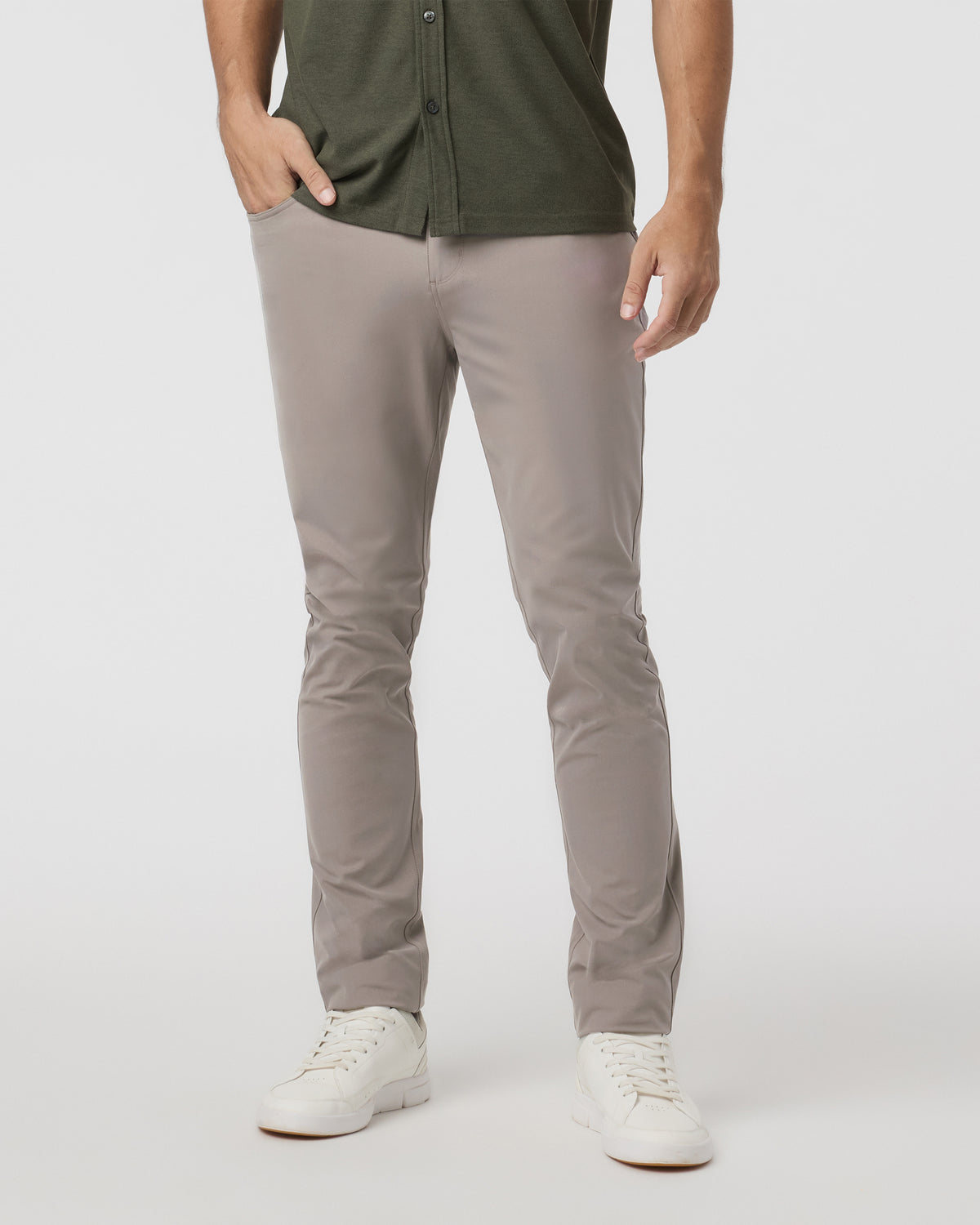 Meta Pant Athletic Slim 30" Mocha 5-Pocket Pants | Vuori sale