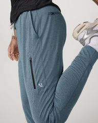 Men's Sunday Performance Jogger 30" Smoke Blue Heather | Vuori outlet
