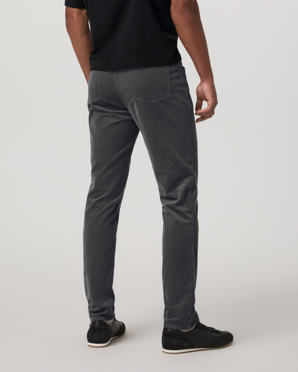 Optimist 5 Pocket Cord Pant Athletic Slim Fit Charcoal | Vuori sale