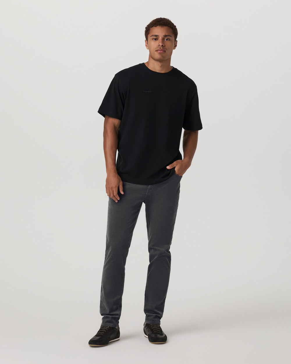 Optimist 5 Pocket Cord Pant Athletic Slim Fit Charcoal | Vuori sale