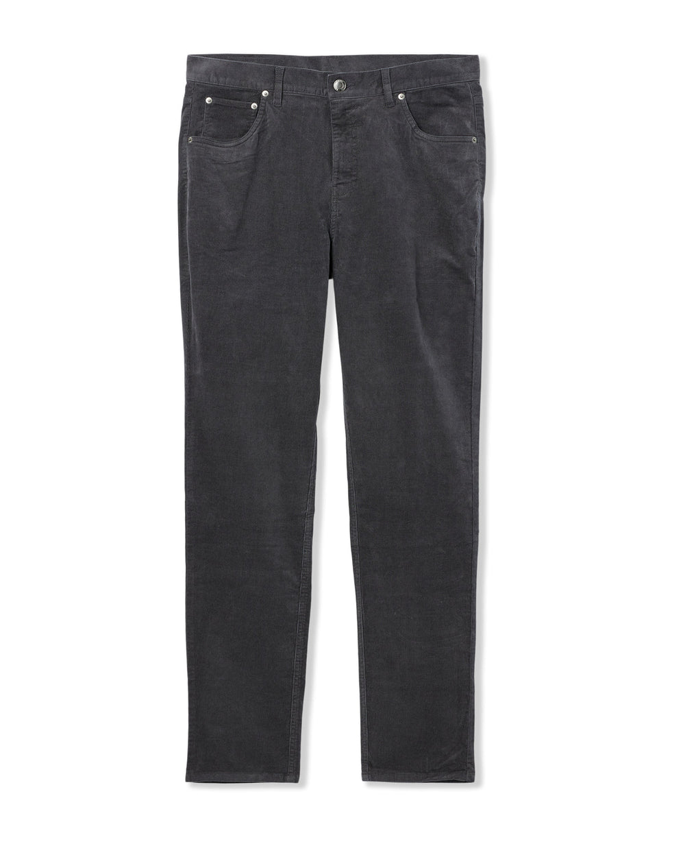 Optimist 5 Pocket Cord Pant Athletic Slim Fit Charcoal | Vuori sale