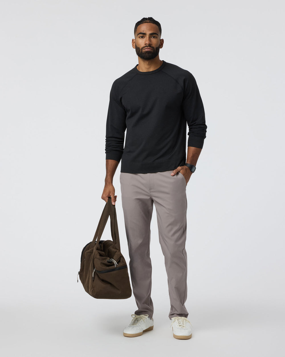 Cascade Tech Chino Pant Men's Mocha Chinos | Vuori shop