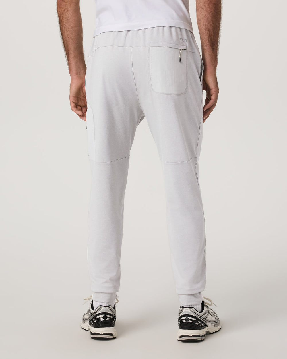 Sunday Mixed Media Jogger 28" Men's Frost Grey Joggers | Vuori onsale