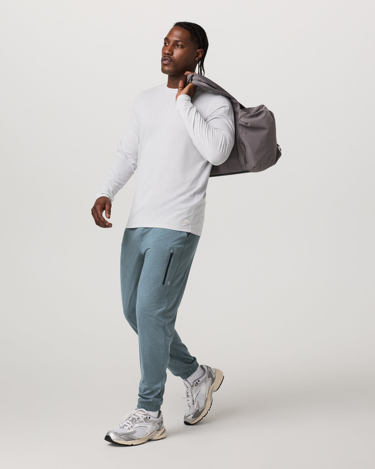 Sunday Performance Sweatpant 28" Men's Smoke Blue Pant | Vuori sale