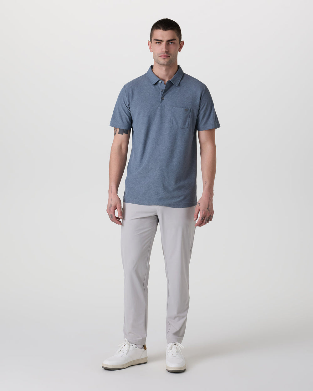 Fleet Chino Pant Athletic Slim 30" Fog | Vuori for sale