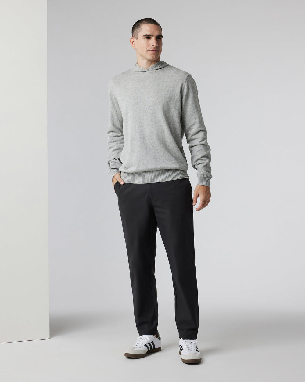 Cascade Crinkle Pant Relaxed 30" Black | Vuori outlet
