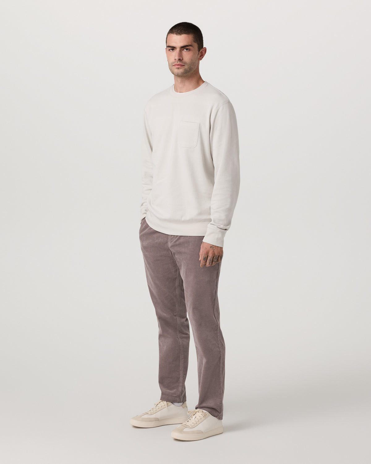 Men's Optimist Elastic Waist Pant Classic Fit Huckleberry | Vuori sale