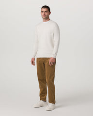 Optimist Elastic Waist Pant Classic Fit Men's Rum Pants | Vuori onsale