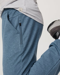 Men's Coronado Sweatpant 28" Pool Blue Heather | Vuori online