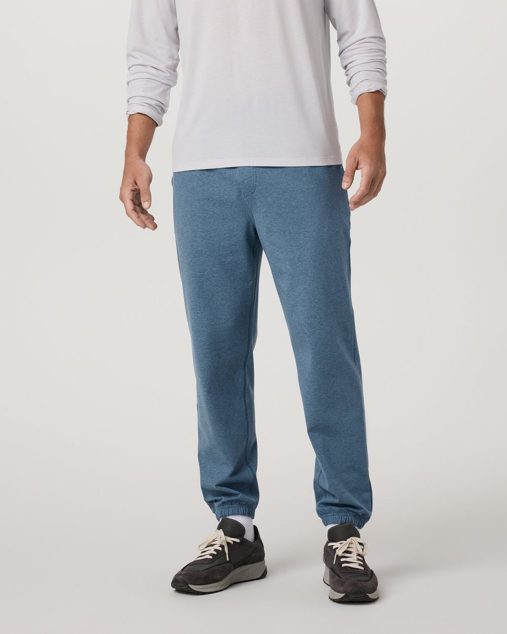 Men's Coronado Sweatpant 28" Pool Blue Heather | Vuori online