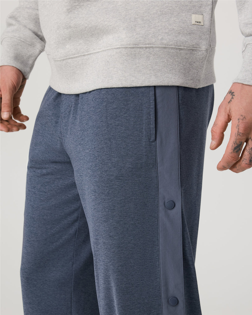 Sunday Warm Up Pant 30" Men's Azure Heather Pants | Vuori outlet