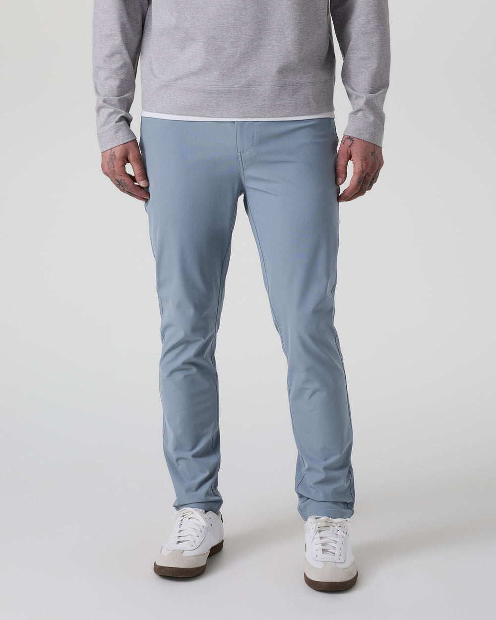 Meta Pant Athletic Slim 34" Dusty Blue | Vuori outlet