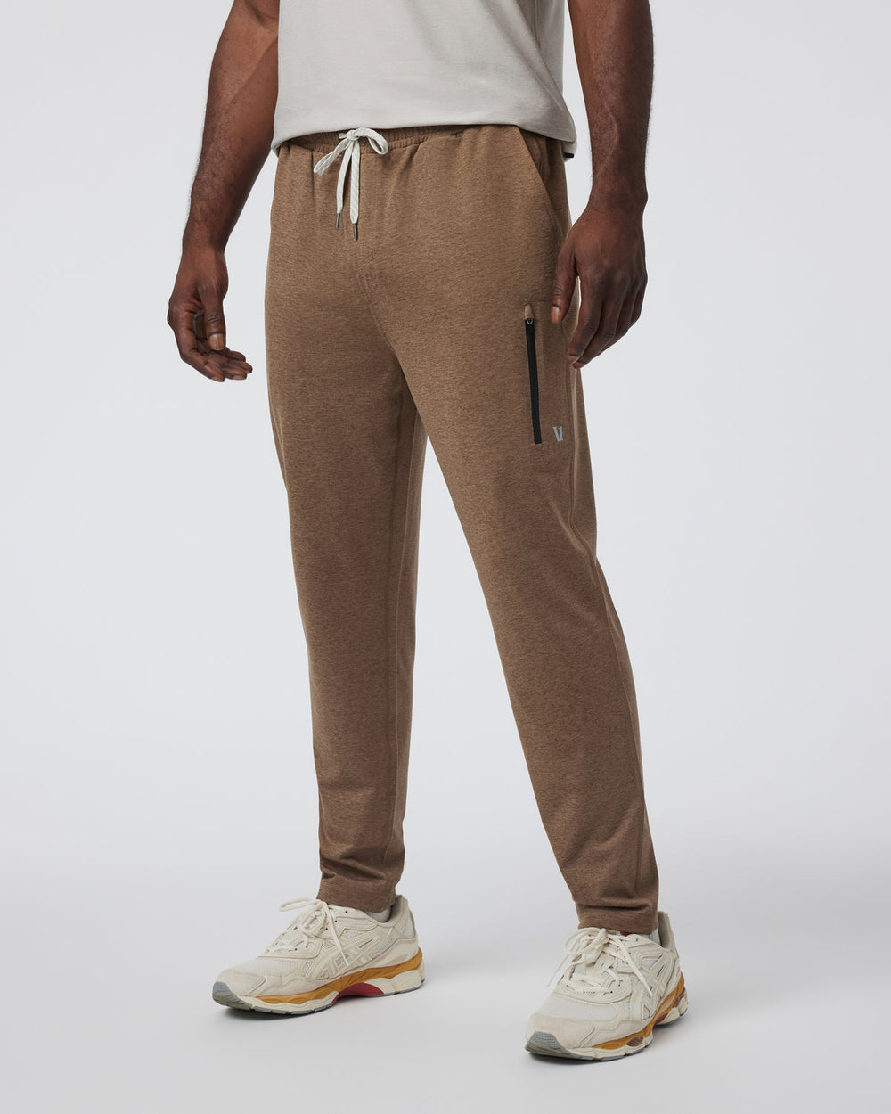 Sunday Performance Track Pant 2.0 Pecan Heather | Vuori for sale