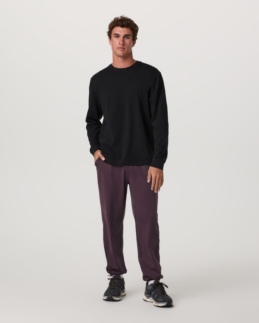 Men's Coronado Sweatpant 30" Raisin Heather | Vuori online