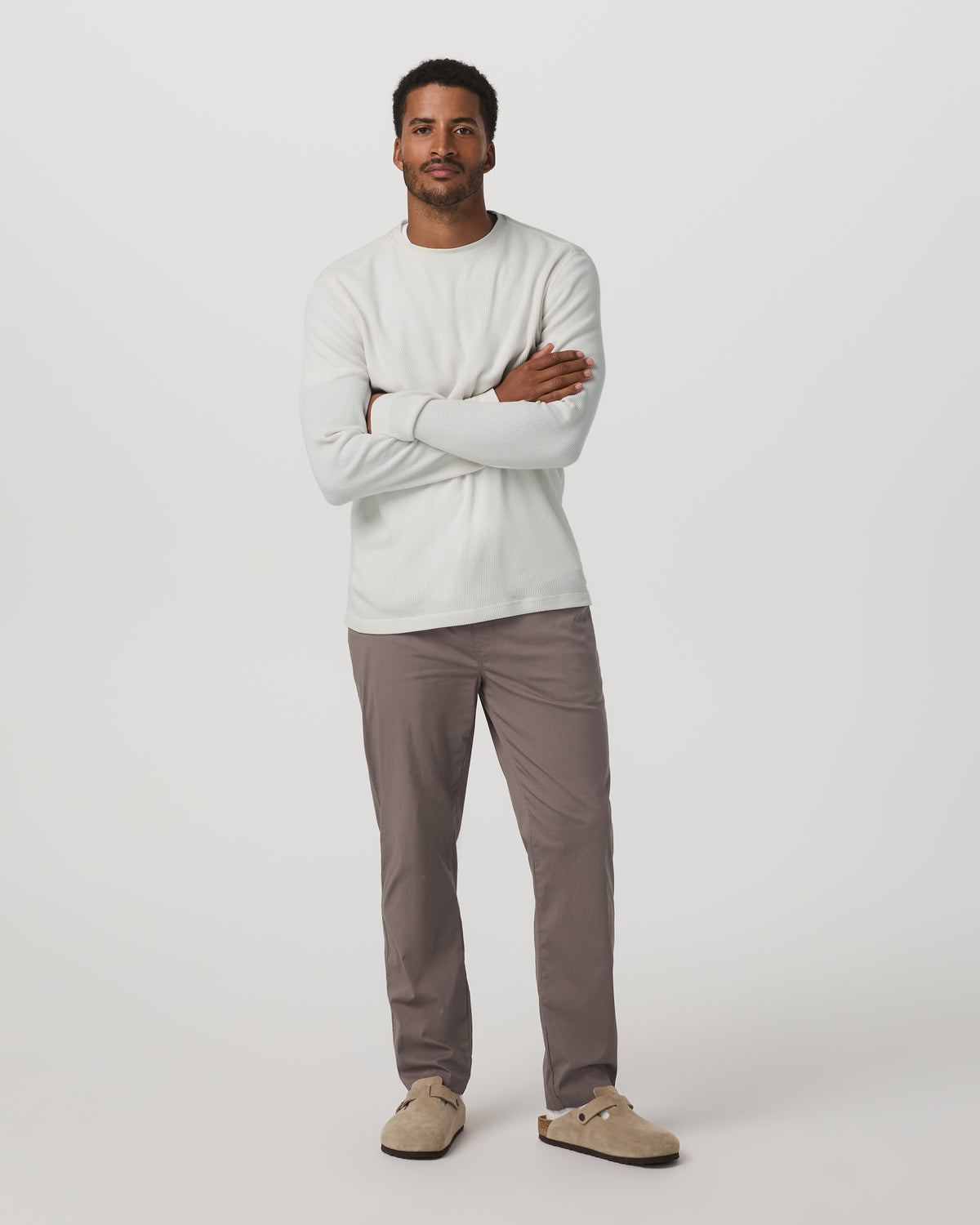 Men's Kore Everyday Pant Lined Classic 30" Smokey Taupe | Vuori for sale