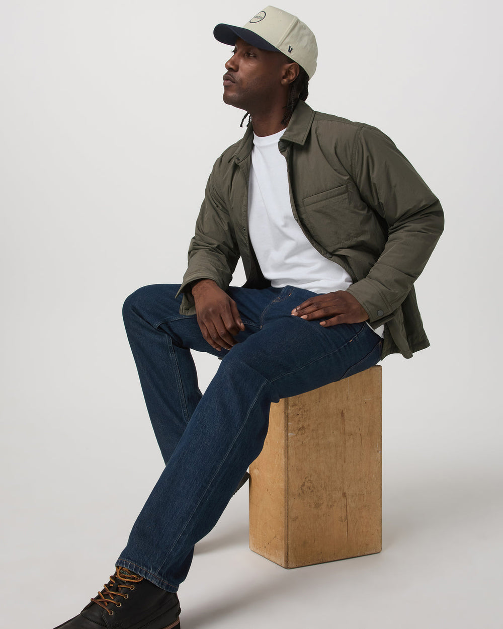 Vuori Vintage Jean Classic Fit 30" Men's Rinse Denim | Vuori online