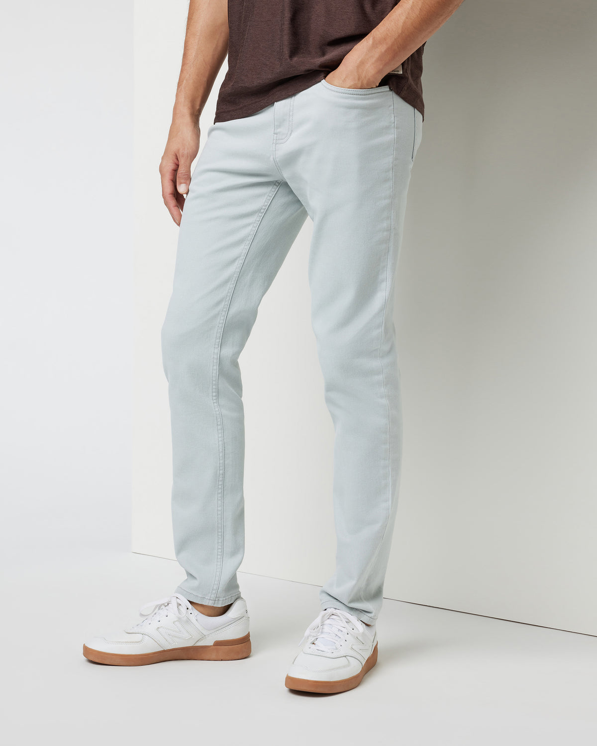 Benton Stretch Twill Pant Men's Sky Grey Twill Pants | Vuori discount