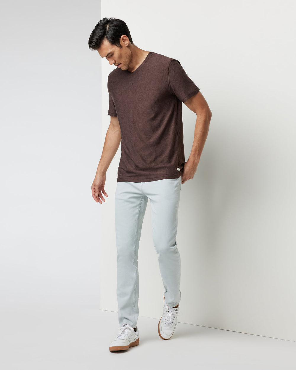 Benton Stretch Twill Pant Men's Sky Grey Twill Pants | Vuori discount