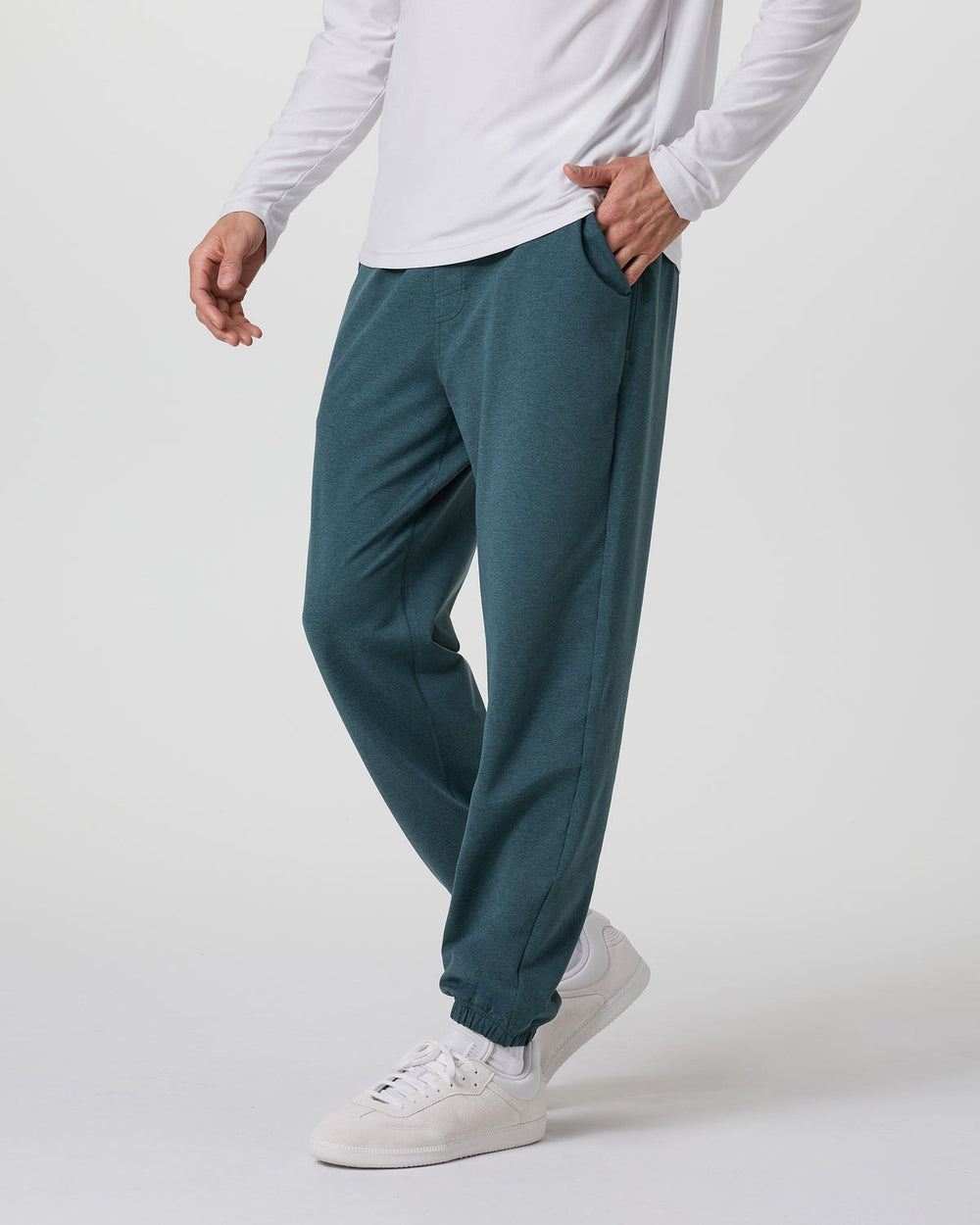 Coronado Performance Sweatpant Classic 28" Deep Sea Heather | Vuori online