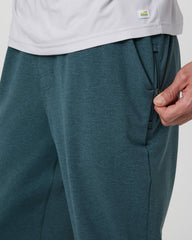 Coronado Performance Sweatpant Classic 28" Deep Sea Heather | Vuori online