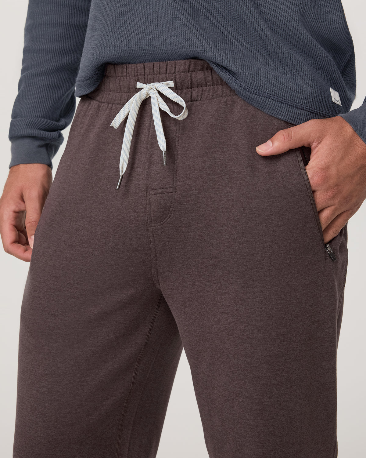 Men's Ponto Performance Jogger Sangria Heather | Vuori shop
