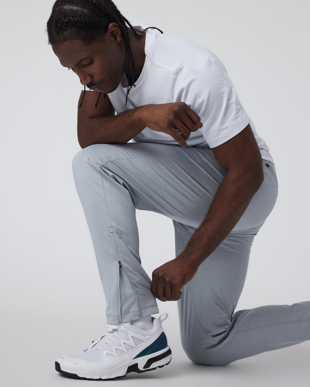 Sunday Performance Track Pant Platinum Heather | Vuori online