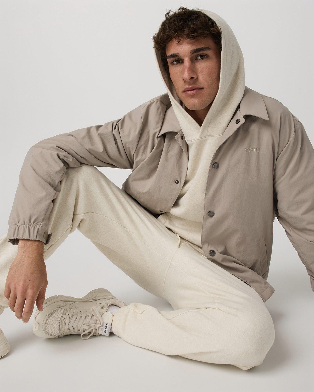 Men's Cypress Vintage Jogger 28" Buttermilk Heather | Vuori discount