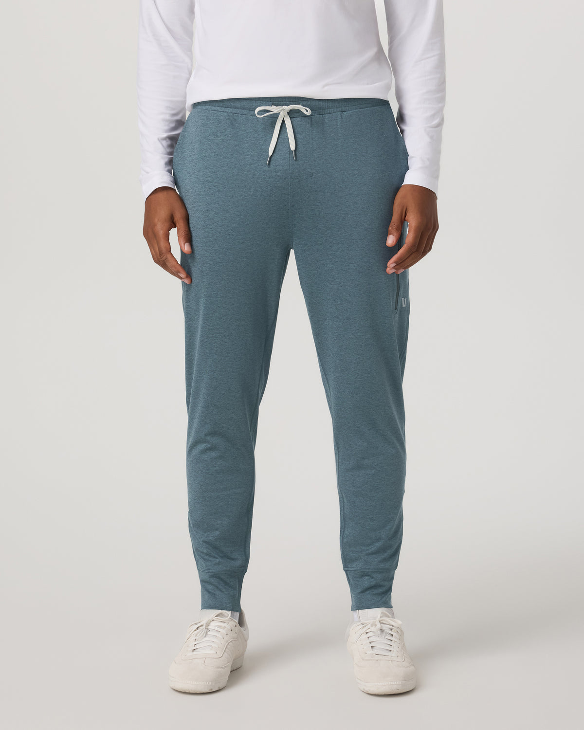 Sunday Performance Jogger 28" Blue Sea Heather Joggers | Vuori shop