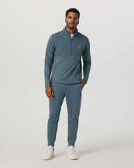Sunday Performance Jogger 28" Blue Sea Heather Joggers | Vuori shop