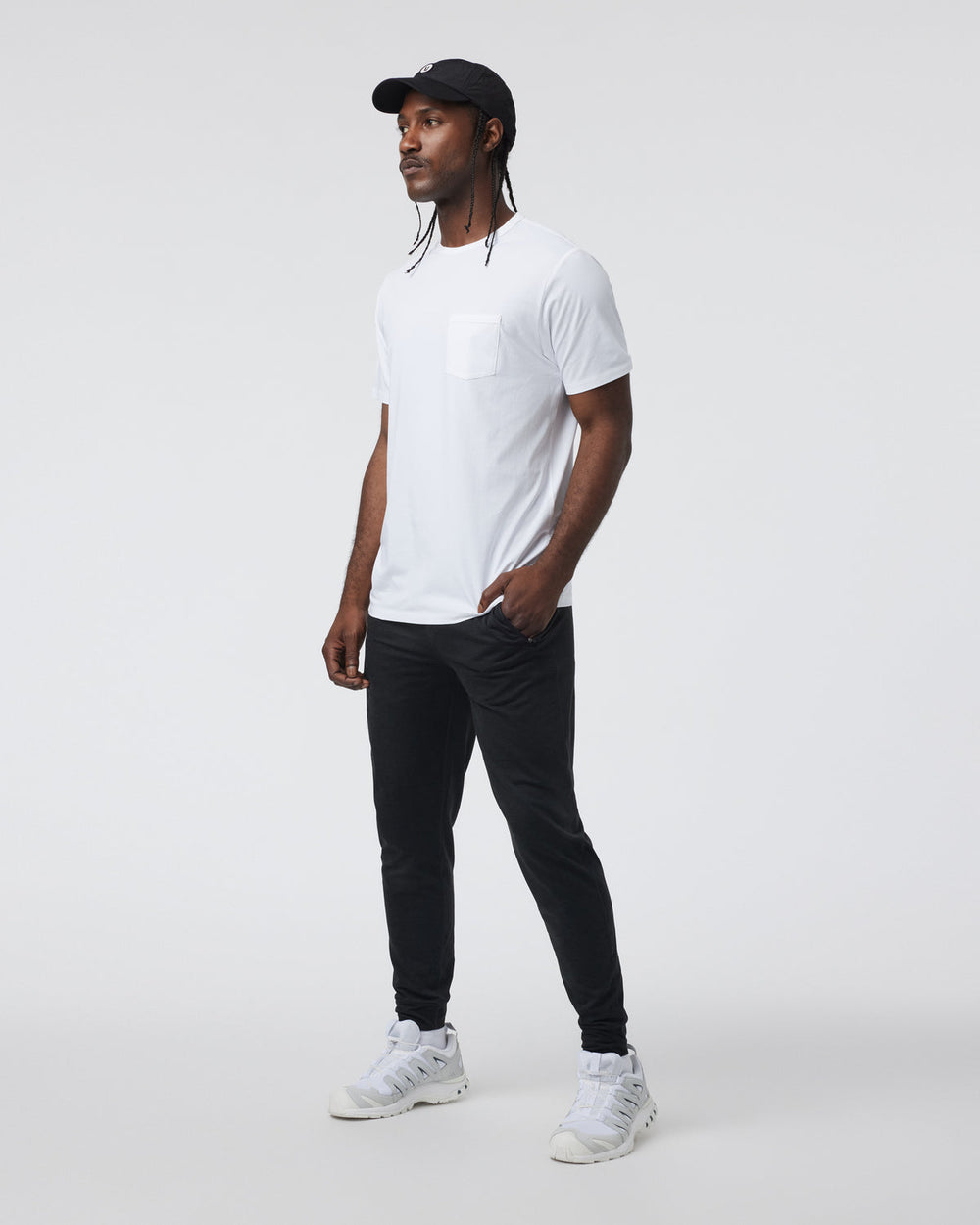 Ponto Performance Jogger Athletic Slim Fit 30" Black Heather | Vuori sale