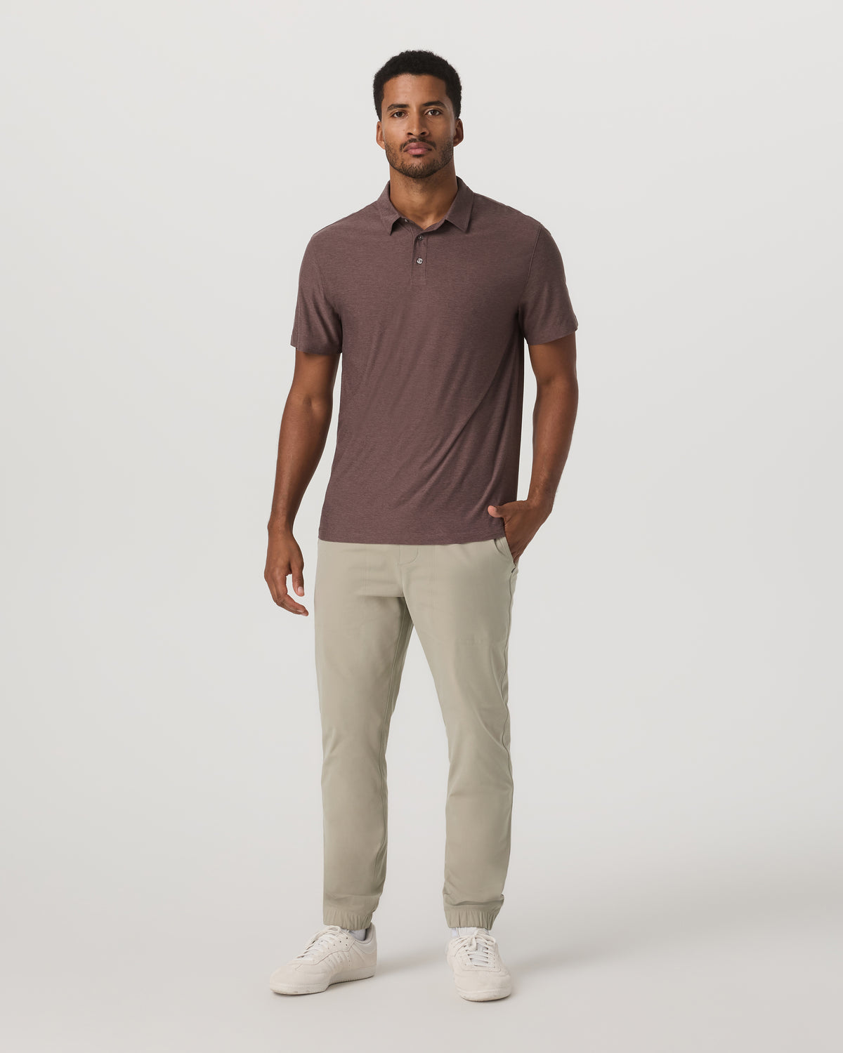 Meta Jogger 30" Men's Truffle Performance Knit Joggers | Vuori for sale