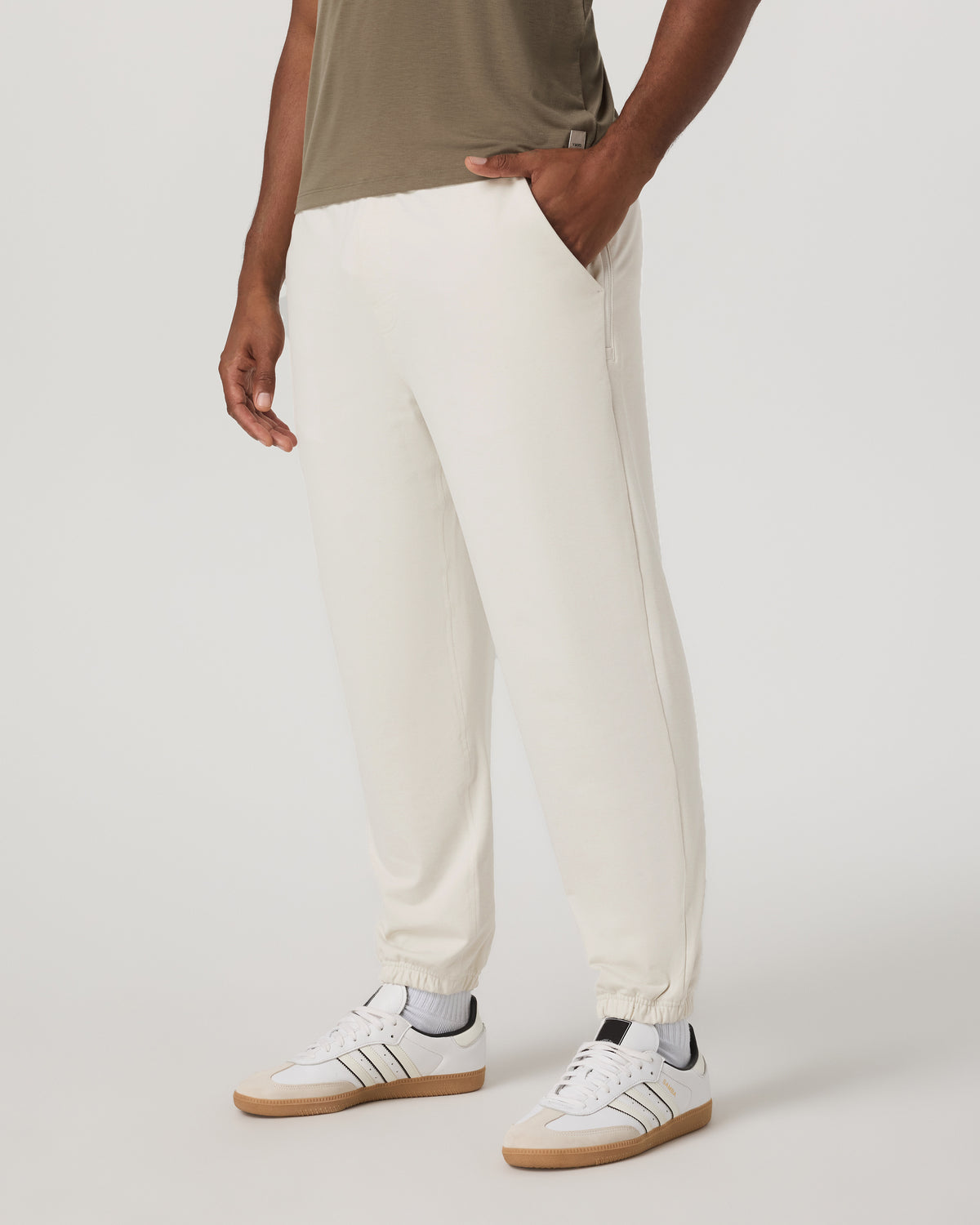 Coronado Sweatpant Men's Ivory Heather Sweatpants | Vuori onsale