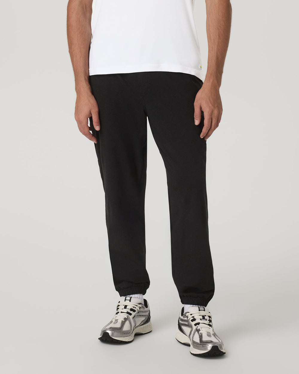 Men's Coronado Mixed Media Sweatpant 28" Black Heather | Vuori for sale