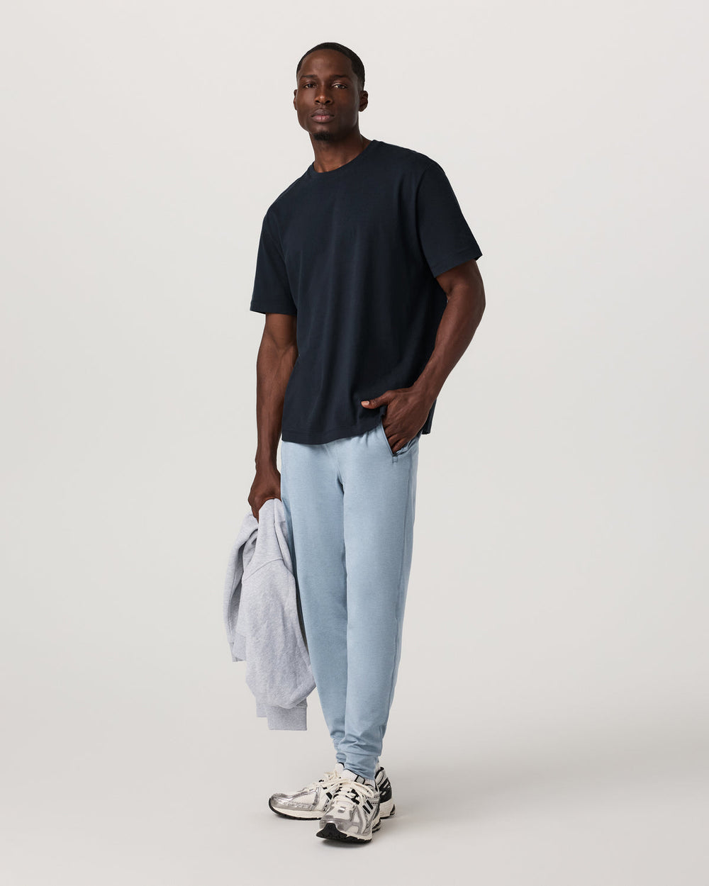 Ponto Performance Jogger 30" Men's Flint Heather Jogger | Vuori outlet
