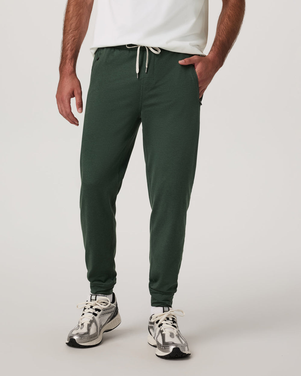 Men's Ponto Performance Jogger 30" Spruce Heather | Vuori shop