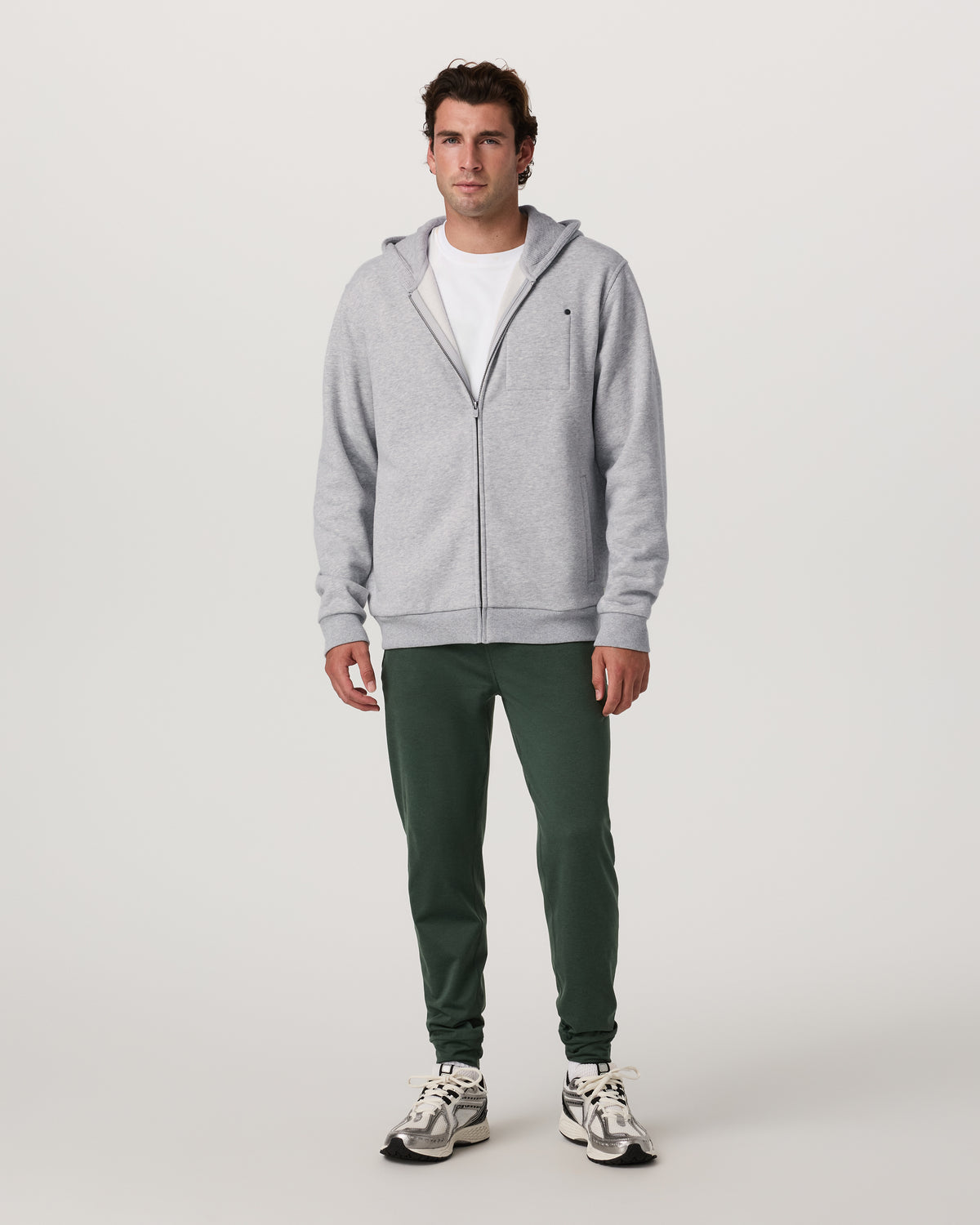 Men's Ponto Performance Jogger 30" Spruce Heather | Vuori shop