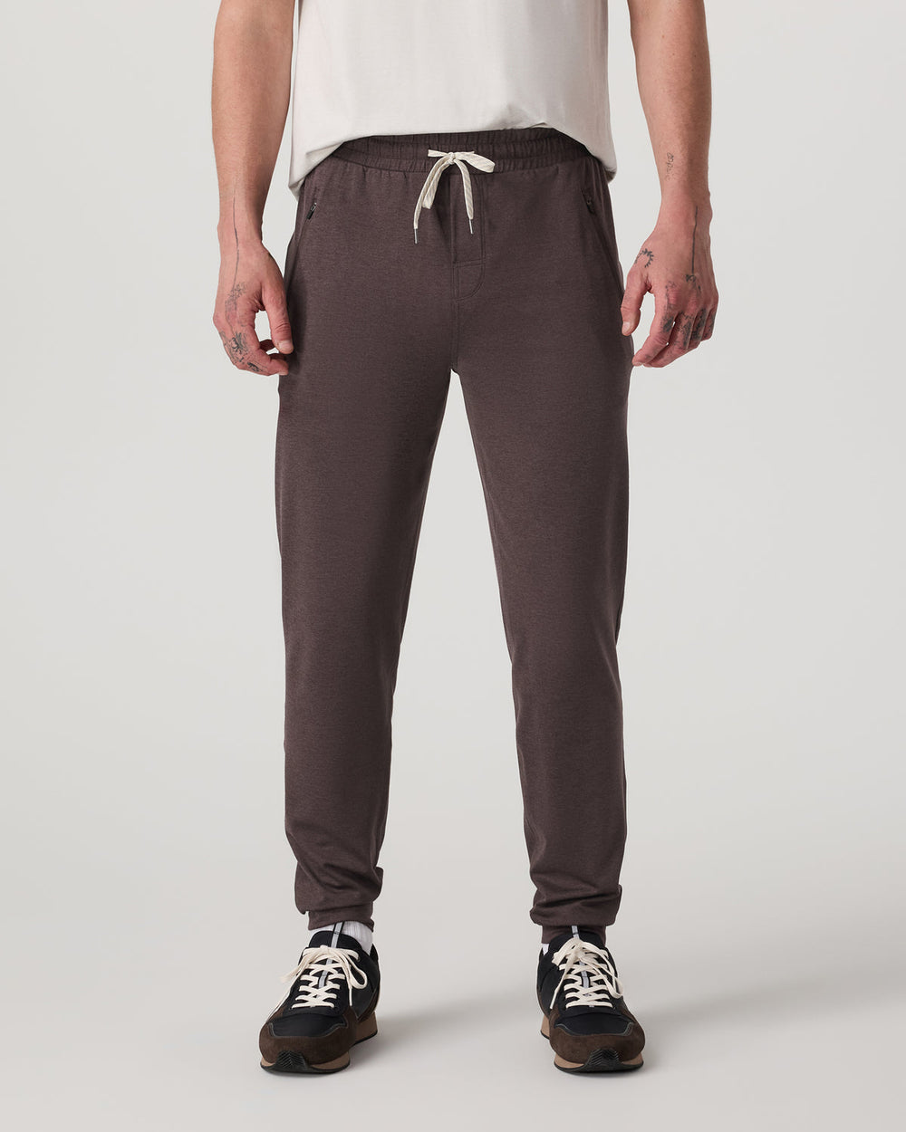 Men's Ponto Performance Jogger 30" Sangria Heather | Vuori sale